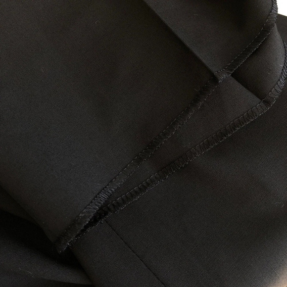 Lafayette 148 New York Black Pleated Straight Leg Side Zip Pants Size 10 NWT - Picture 11 of 12